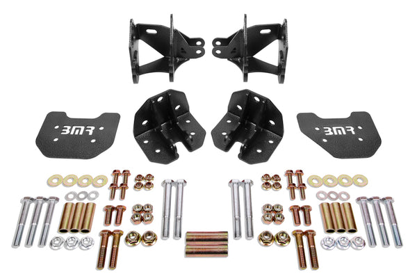 BMR 79-04 Mustang Rear Coilover Conversion Kit w/ Control Arm Bracket - Black Hammertone - CCK743H for 1979-2004 Ford Mustang