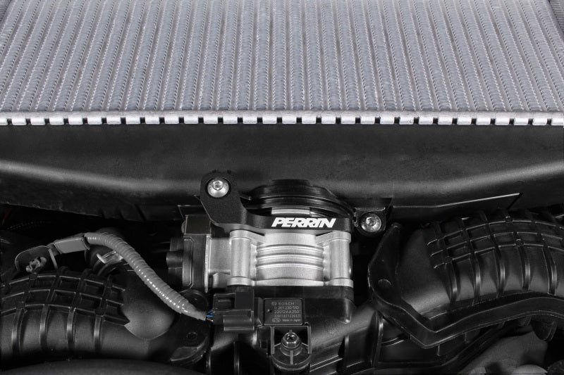 Perrin 2022+ Subaru WRX/19-23 Ascent/Legacy/Outback Top Mount Intercooler Bracket - Black - PSP-ITR-331BK