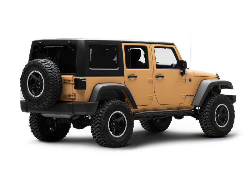 Raxiom 07-18 Jeep Wrangler JK Axial Series Carver LED Tail Lights- Blk Housing (Smoked Lens) - J164241