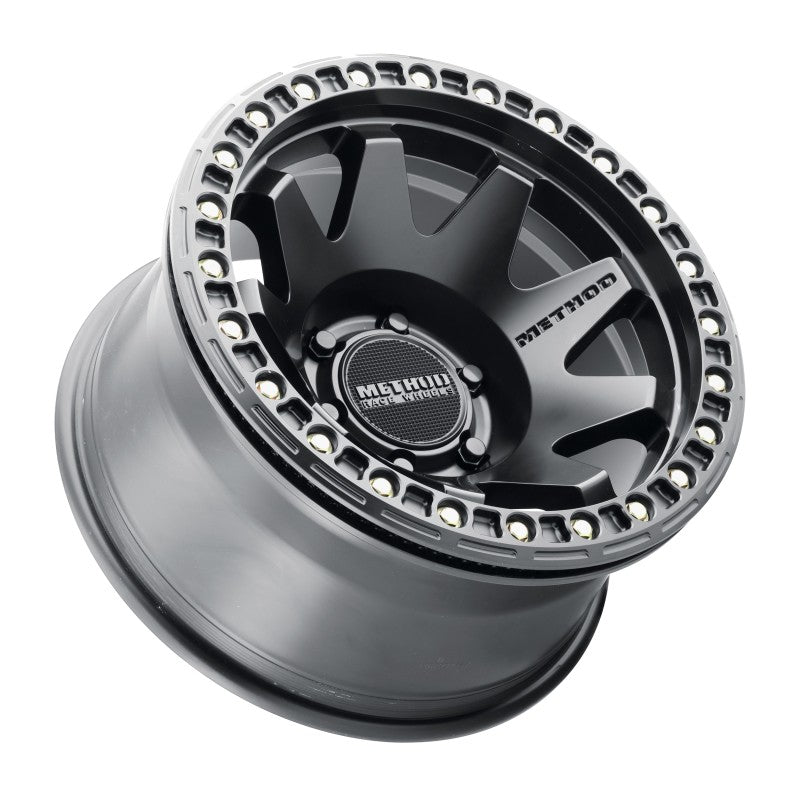 Method MR108 17x9 -44mm Offset 6x5.5 106.25mm CB Matte Black w/BH-H24125-38 Wheel - MR10879060544B
