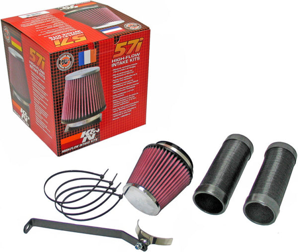 K&N BMW 118D/120D 2.0D Performance Intake Kit - 57-0680 by K&N Engineering - front view