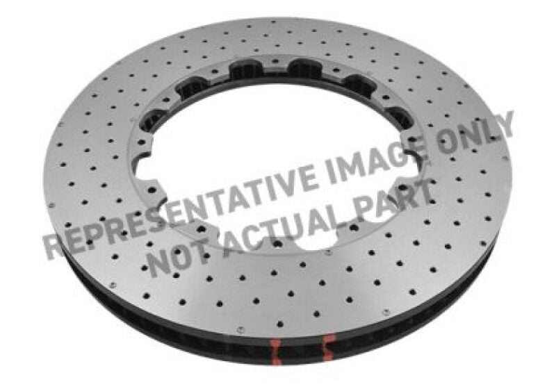 DBA 16-21 Mercedes Benz C63 S AMG (W205) Front 5000 Series Drilled & Dimpled Ring - DBA53884.1XD