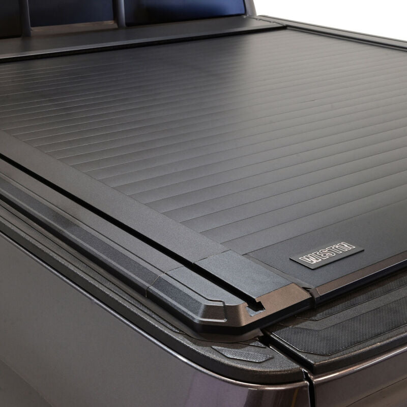 Westin 16-23 Toyota Tacoma 5ft 5in Bed Manual Retractable Tonneau Cover - Black - 19-61065