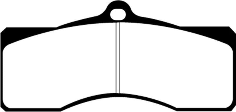 EBC 68-69 Chevrolet Camaro (1st Gen) 4.9 Redstuff Front Brake Pads - DP31155C