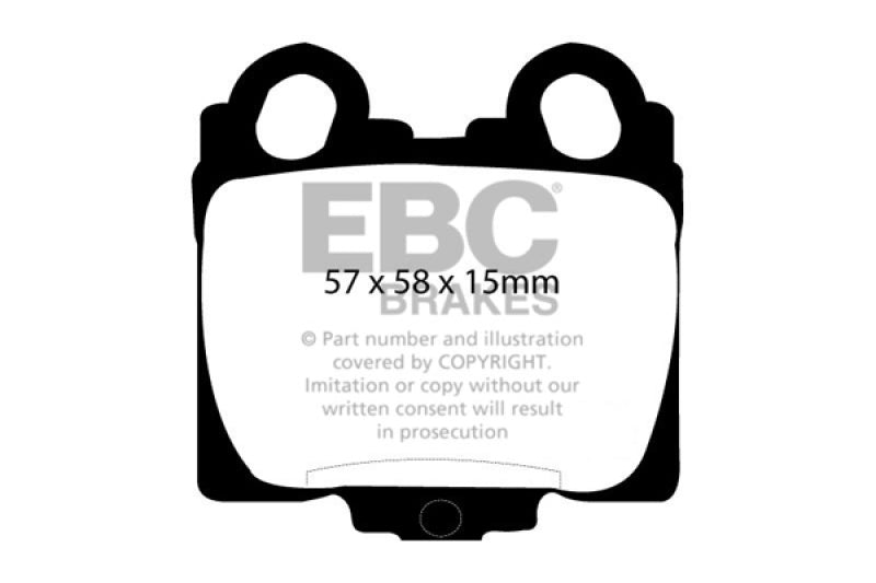 EBC 98-05 Lexus GS300 3.0 Greenstuff Rear Brake Pads - DP21224