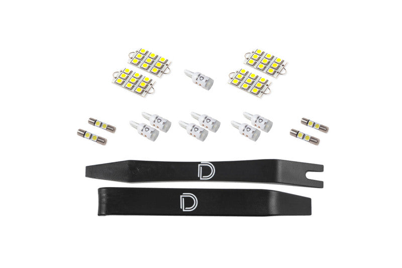 Diode Dynamics 11-23 Dodge Charger Interior LED Kit Cool White Stage 1 - DD0495 for 2012 Dodge Charger - angle view