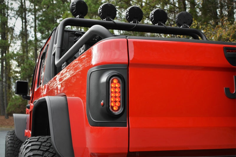 Rugged Ridge 20-24 Jeep Gladiator Flush Mount Tail Light (Pair) - Blk - 11652.02