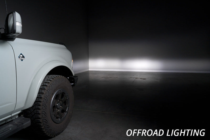 Diode Dynamics 21-Up Ford Bronco Stage Series Fog Pocket Kit - White Sport - DD7178 for 2021-2026 Ford Bronco - alternate vie