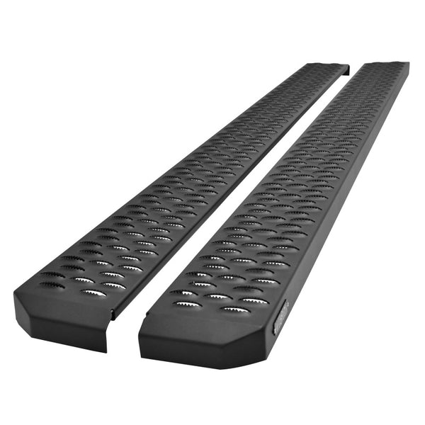 Westin Grate Steps Running Boards 75 in - Textured Black - 27-74725 for 2004-2026 Chevrolet Colorado - front view