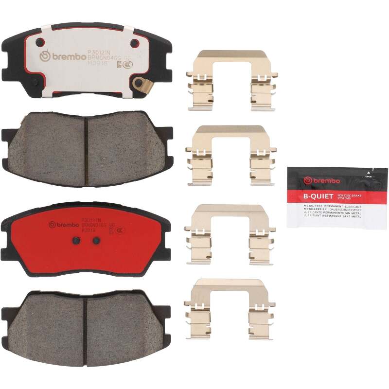 Brembo OE 19-22 Kia Soul PRIME Ceramic Brake Pad - Front - P30121N