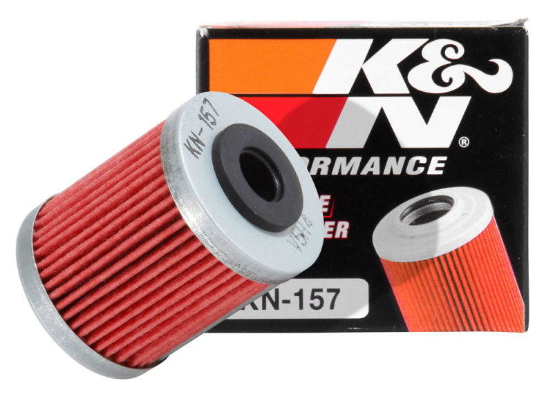K&N Oil Filter 1.625in OD x 2.063in H for 99-07 KTM 250/400/450/520/525/540/625/660/690 (2nd Filter) - KN-157