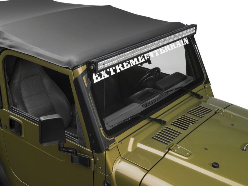 Raxiom 97-06 Jeep Wrangler TJ 50-In LED Light Bar Windshield Mount - J106745