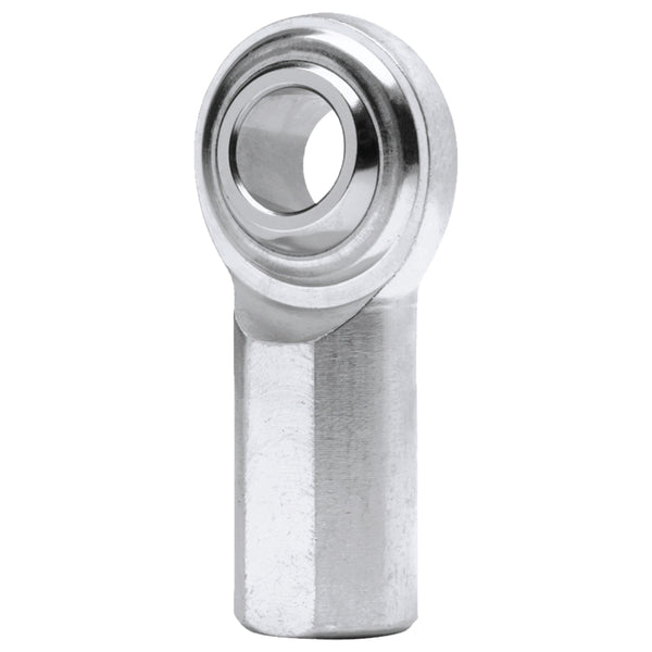 QA1 G Series 2-Pc Rod End - Female/Right Hand - .4375in Bore x 7/16-20 - Stainless Steel w/PTFE - GFR7T by QA1 - front view