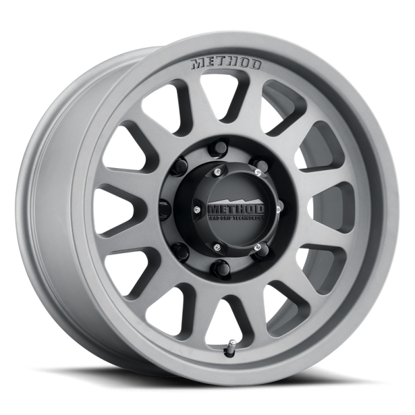 Method MR704 HD 17x9 18mm Offset 8x6.5 130.81mm CB Titanium Wheel - MR70479080818H by Method Wheels