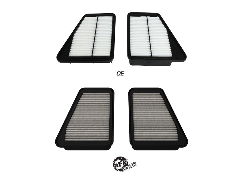 aFe 18+ Kia Stinger V6-3.3L (tt) Magnum FLOW OE Replacement Air Filter w/ Pro DRY S Media - 31-10317