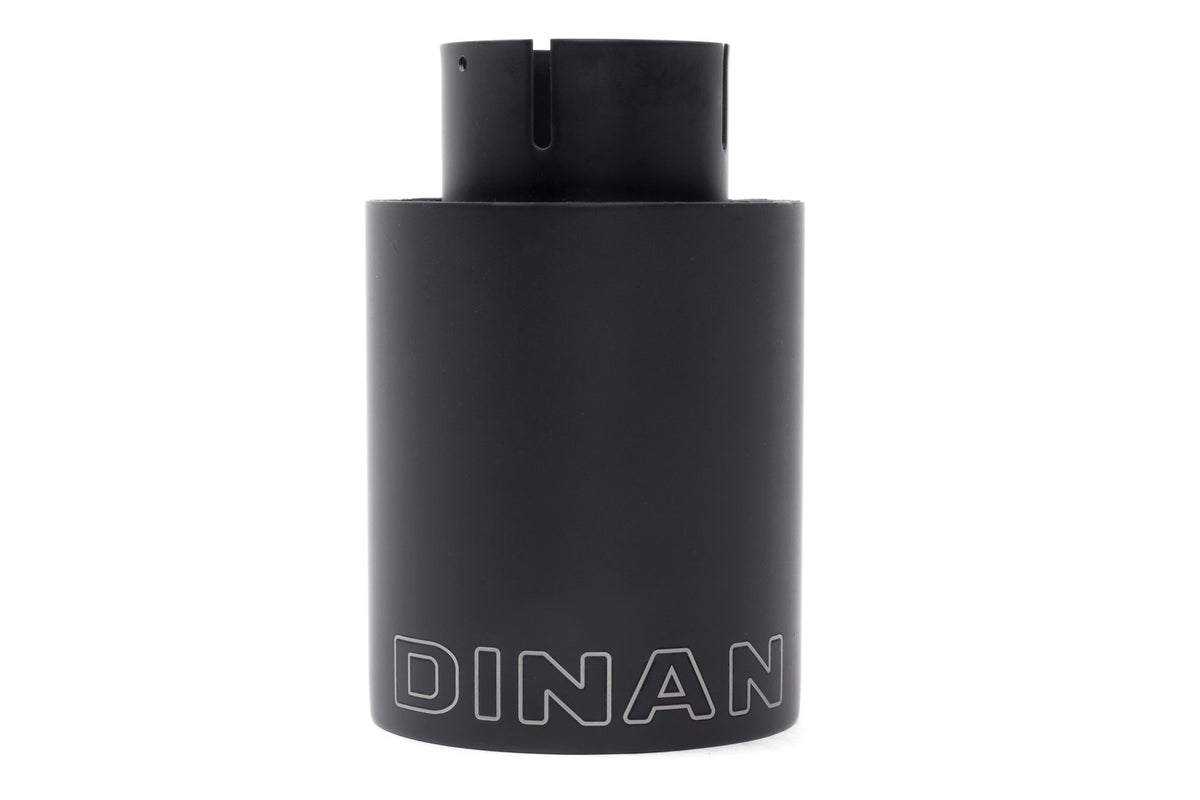 Dinan - Double-Walled 4" Clamp-On Exhaust Tip (Black Ceramic) - D663-0556-BOX