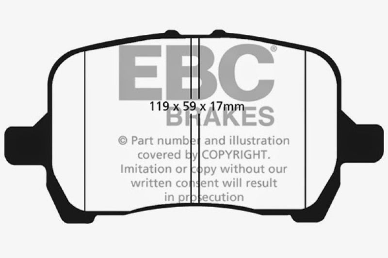 EBC 04-06 Chevrolet Cobalt 2.0 Supercharged Greenstuff Front Brake Pads - DP21763