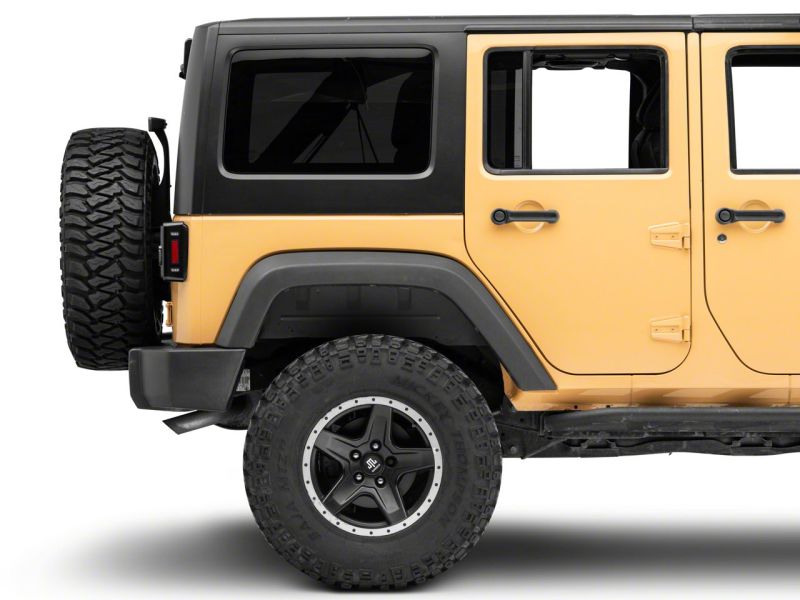 Raxiom 07-18 Jeep Wrangler JK Axial Series Lux LED Tail Lights- Blk Housing (Clear Lens) - J141596
