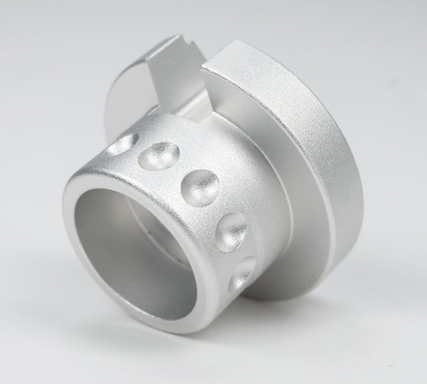 NRG Race Short Hub GM - Silver - SRK-RL170H-SL - front view
