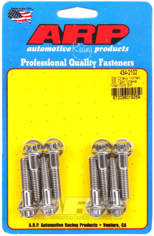 ARP SB Chevy Vortec SS 12pt Intake Manifold Bolt Kit - 434-2102