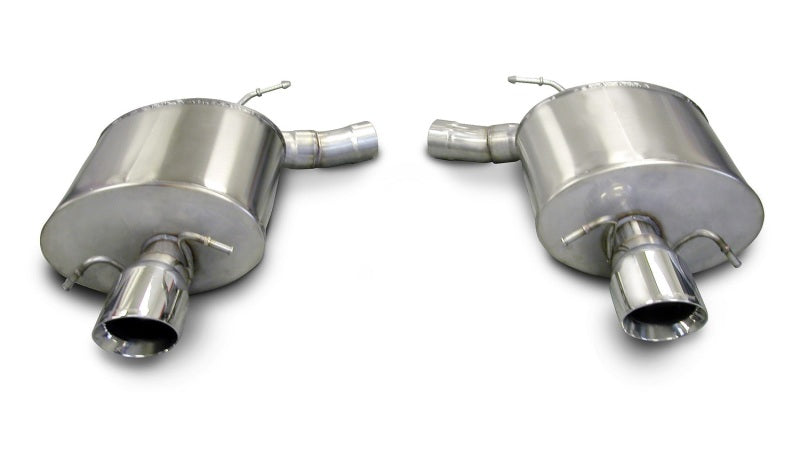 Corsa 2009-2014 Cadillac CTS Sedan V 6.2L V8 Polished Touring Axle-Back Exhaust - 14940