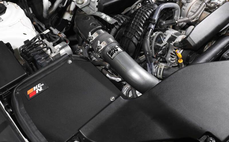 K&amp;N 22-23 Subaru WRX 2.4L H4 Aluminum Charge Pipe Kit - Gunmetal Gray - 77-1017KC