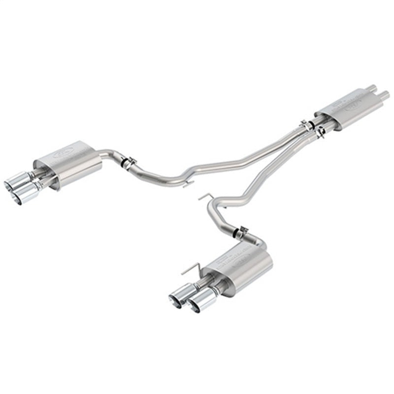 Ford Racing 2018 Mustang Gt 5.0L Cat-Back Touring Exhaust System w/Chrome Tips