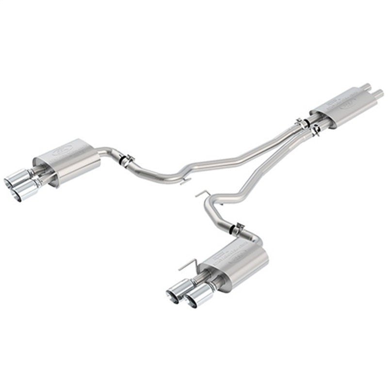 Ford Racing 2018 Mustang Gt 5.0L Cat-Back Touring Exhaust System w/Chrome Tips - M-5200-M8TCA