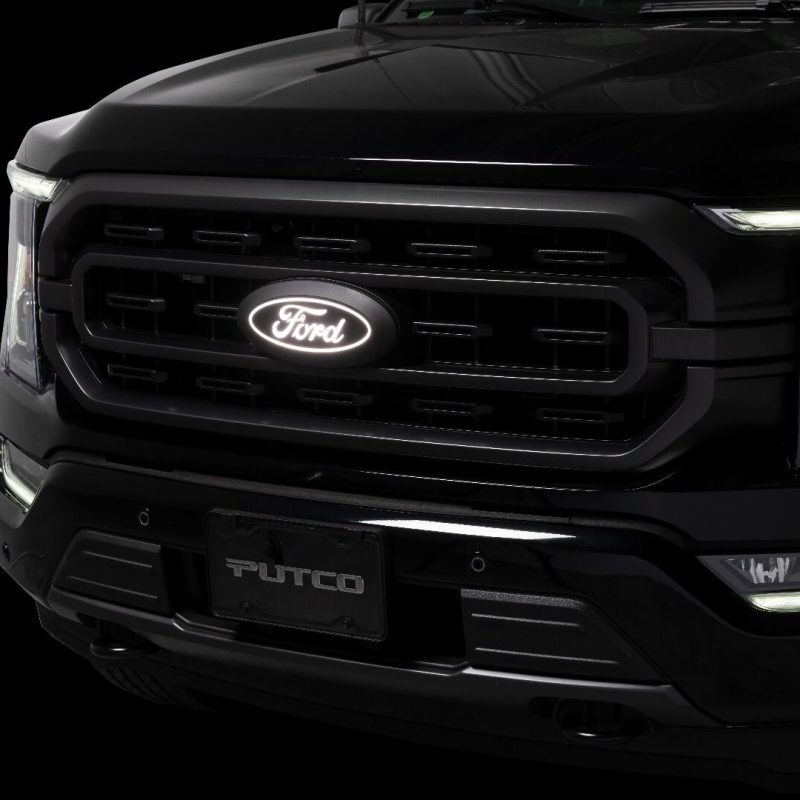 Putco 21-22 Ford F-150 Front Luminix Ford LED Emblem - w/ Camera CutOut - 92605