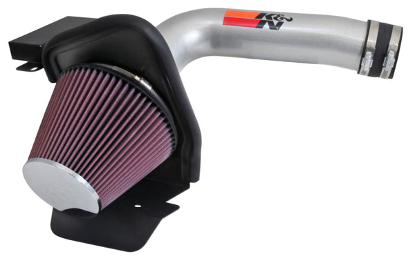 K&N 14-15 Ford Explorer 2.0L High Flow Performance Intake Kit - 77-2587KS for 2014-2017 Ford Explorer - front view