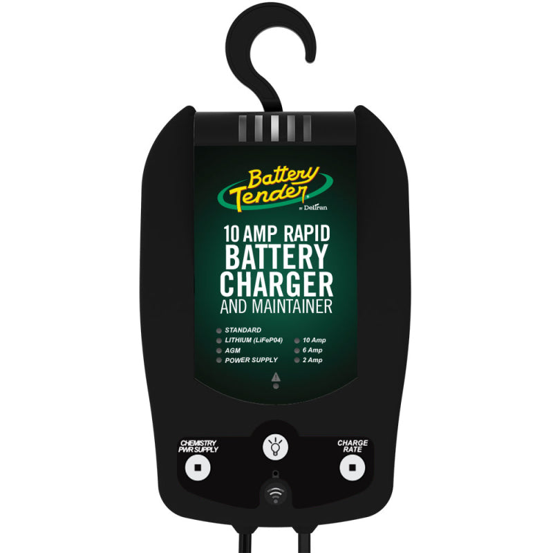 Battery Tender 12V 10/6/2 AMP Selectable Chemistry Battery Charger with WI-FI - 022-0229-DL-WH