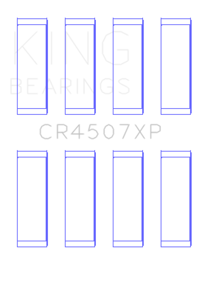 King Mazda Mzr 2.3L 16V / Ford Duratec 2.3L 16V Connecting Rod Bearing Set - cr4507xpstdx