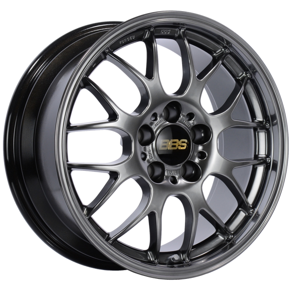 BBS RG-R 17x8 5x120 ET40 CB72.5 Diamond Black Wheel -82mm PFS/Clip Req - RG719HDBK by BBS