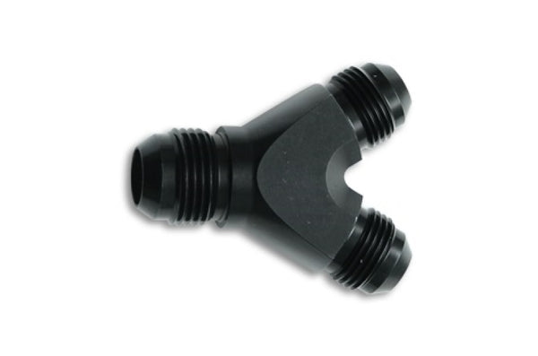 Torque Solution Adapter Fitting -6AN Flare Y to Dual -6AN Flare - S-FTG-6YD6 - TS-FTG-6YD6 by Torque Solution