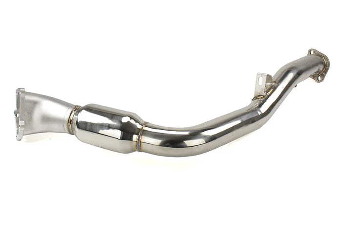 Invidia 02-07 WRX/STi Polished Divorced Waste Gate Downpipe with High Flow Cat