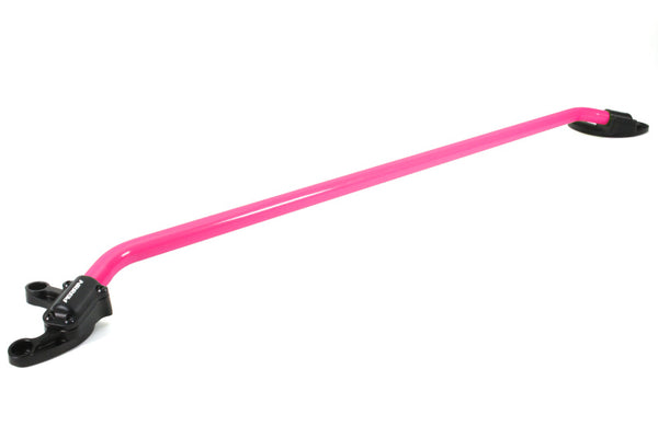 Perrin 22+ Subaru WRX Strut Brace w/ Billet Feet -  Hyper Pink - PSP-SUS-061HP for 2022-2025 Subaru WRX - front view