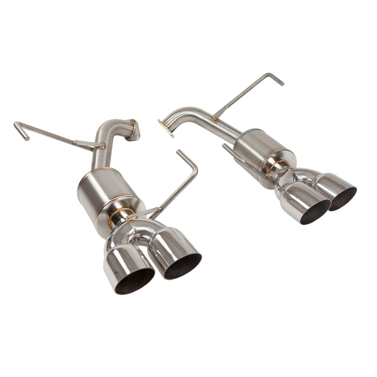 Mele Design - Nameless Performance Axleback Exhaust - 2022+ Subaru WRX - 5" Muffler - 3.5" Single Wall Tips