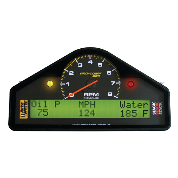 Autometer Pro-Comp Street Dash RPM/Speed/Oil Press & Temp/WaterTemp/Fuel Level/Battery Voltage Gauge - 6001