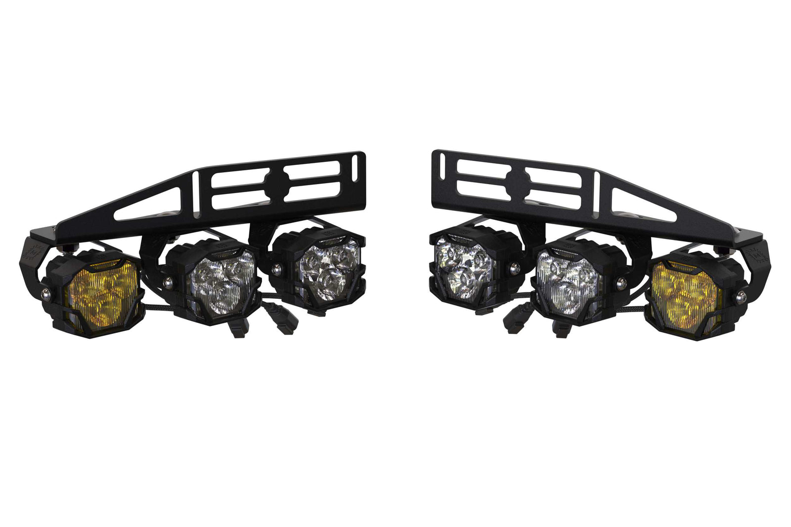 Morimoto - 4Banger Triple Fog Kit: 17-20 Raptor (brackets only) - BAF024