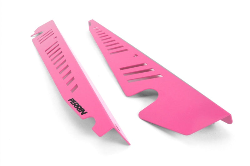 Perrin 2015+ Subaru WRX/STI Fender Shroud Set - Hyper Pink - PSP-ENG-550HP
