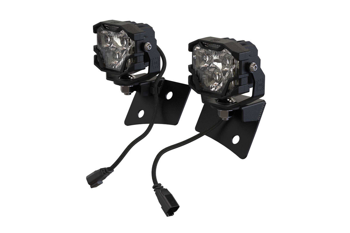 Morimoto - Ditch Light Brackets: Wrangler JK (07-17) - BAF035