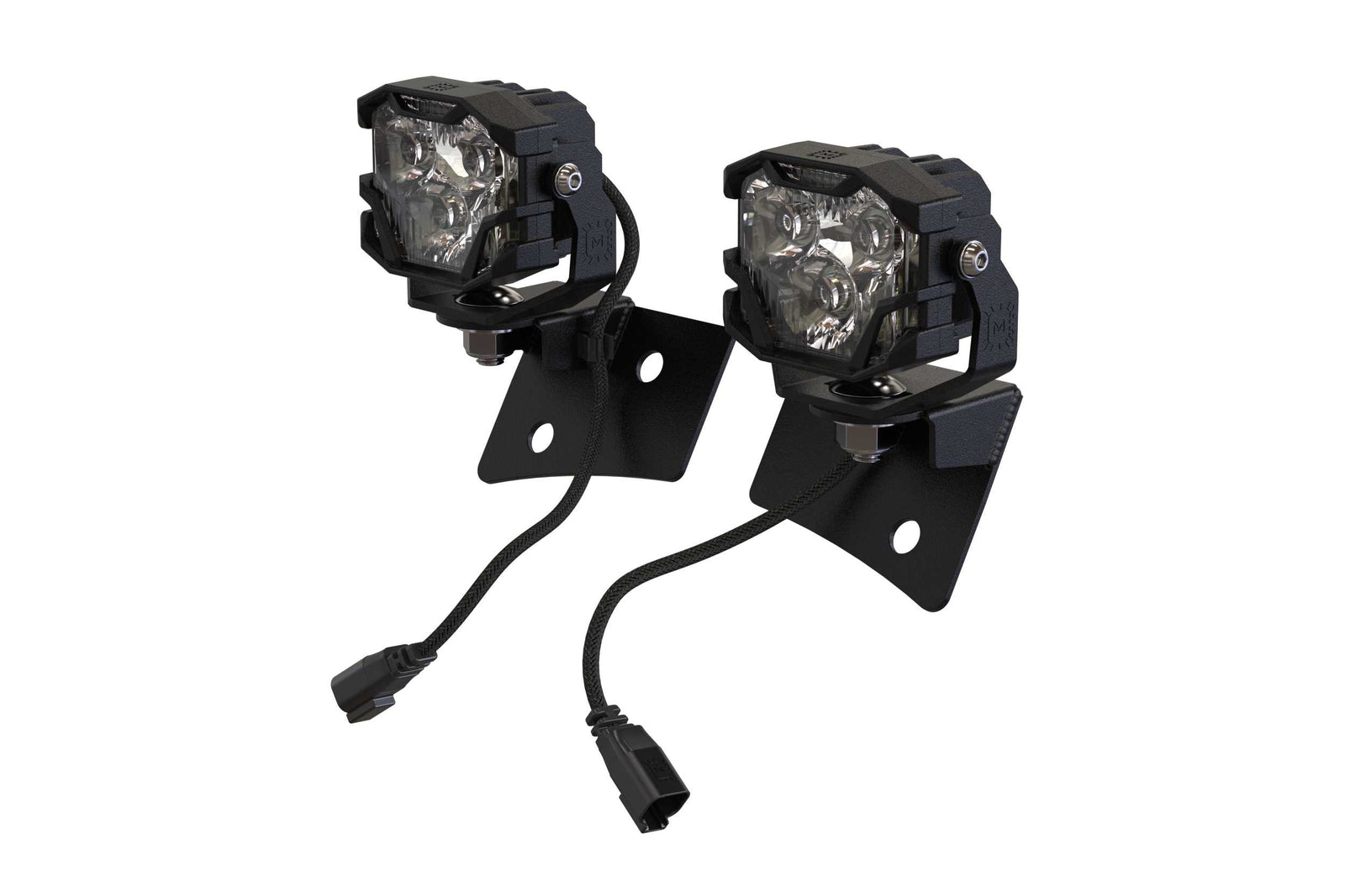 Morimoto - Ditch Light Brackets: Wrangler JK (07-17) - BAF035