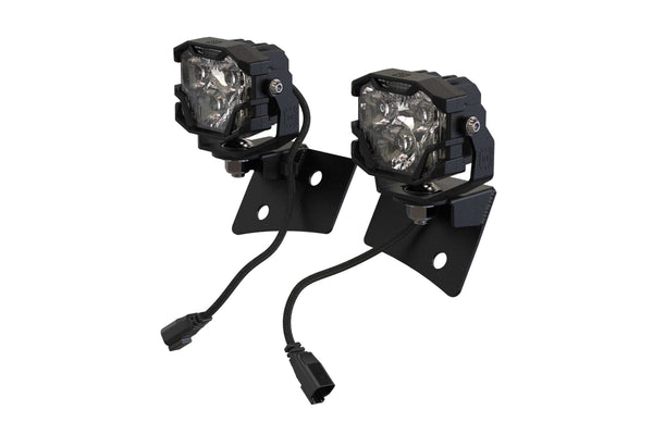 Morimoto - Ditch Light Brackets: Wrangler JK (07-17) - BAF035