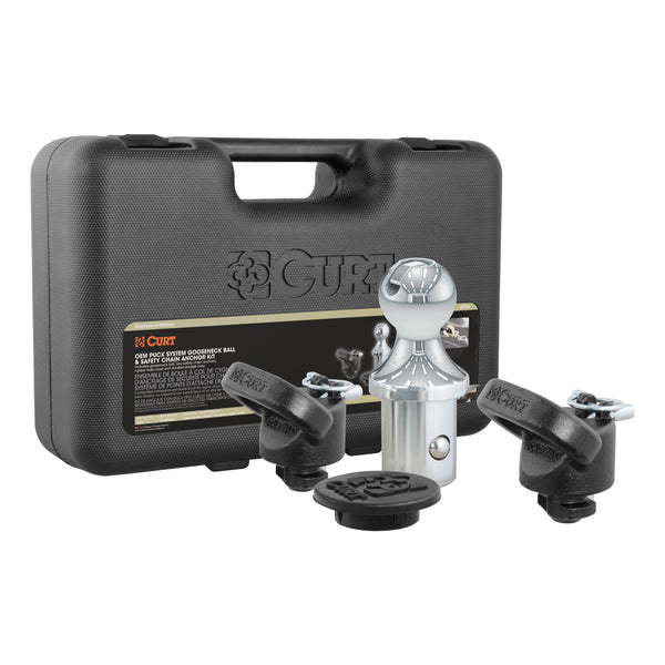 CURT 60618 OEM Puck System Gooseneck Hitch Kit, 30K, 2-5/16-In Ball, Fits Select Ram 2500, 3500