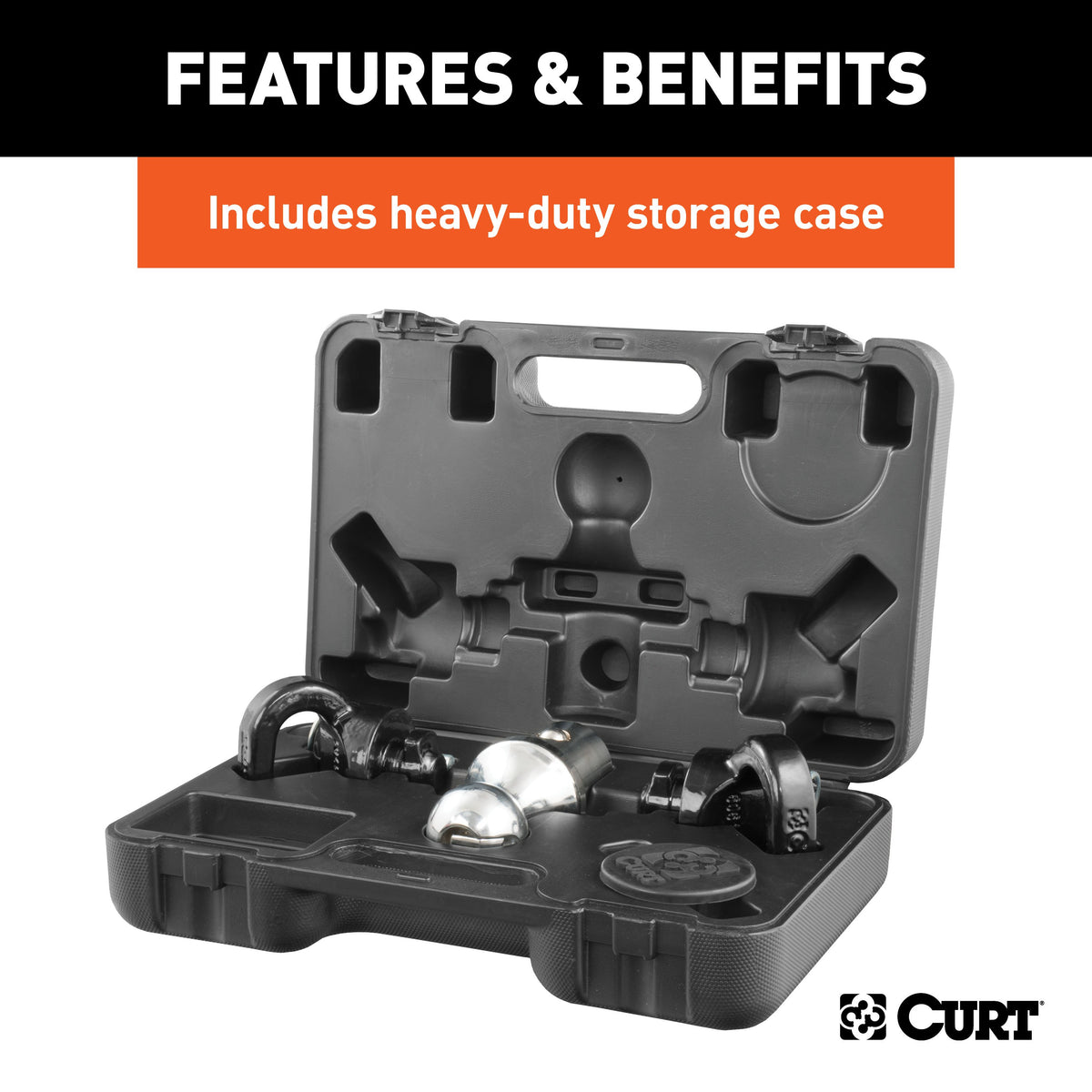 CURT 60618 OEM Puck System Gooseneck Hitch Kit, 30K, 2-5/16-In Ball, Fits Select Ram 2500, 3500