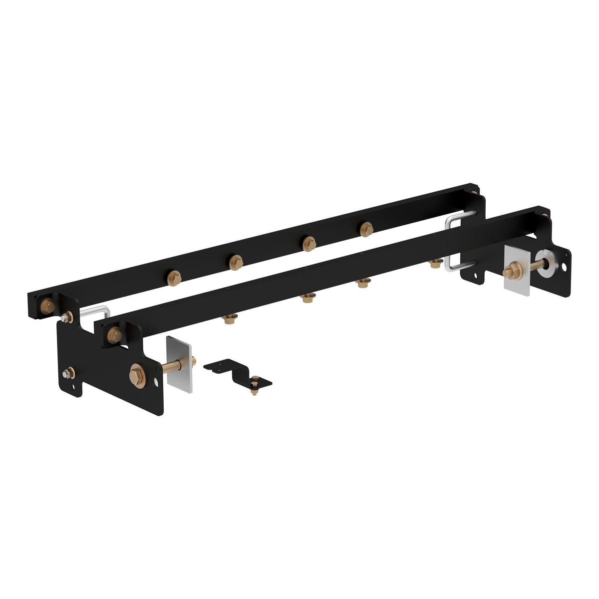 CURT 60632 Double Lock Gooseneck Installation Brackets, Fits Select Chevrolet Silverado, GMC Sierra 1500, LD, Limited