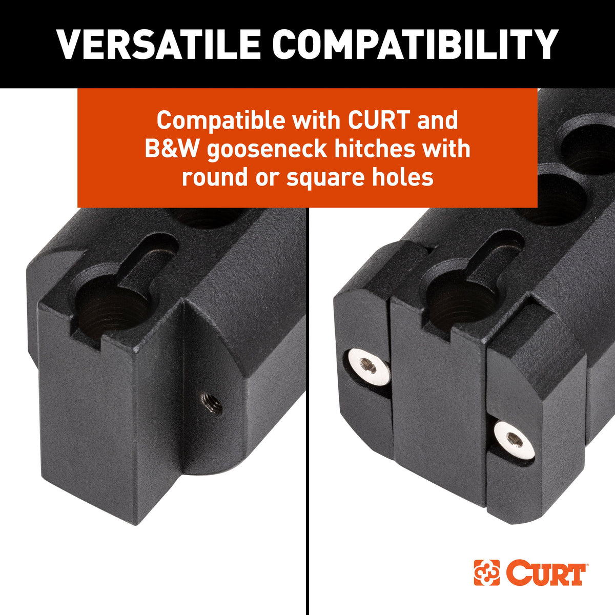 CURT 60654 RockerBall 2-5/16-Inch Cushion Hitch Gooseneck Ball, 30,000 lbs