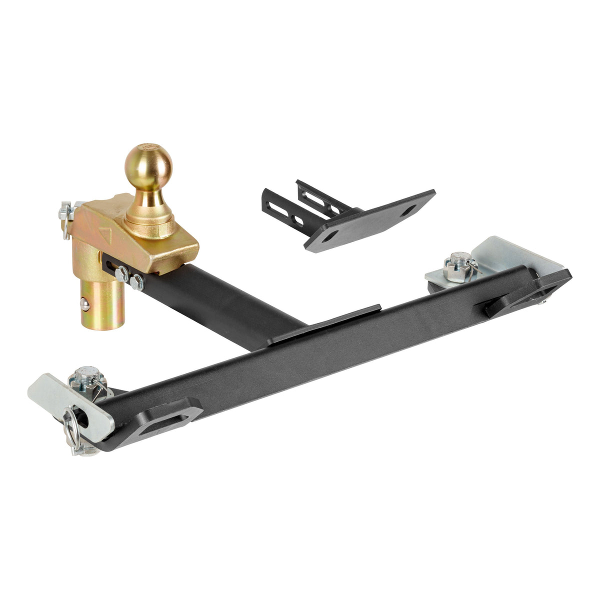 CURT 60663 Multi-Fit OEM Puck System Gooseneck Ball with 4" Offset, Fits Select Chevrolet, Ford, GMC, Nissan, Ram Trucks