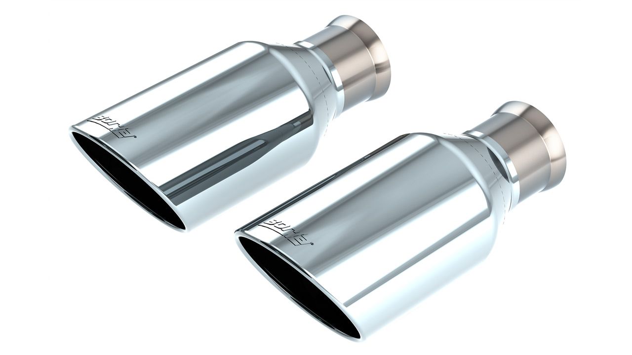 Borla 21-22 Dodge RAM 1500 TRX 6.2L V8 4WD CCSB 5in. Chrome-Plated Optional Tips