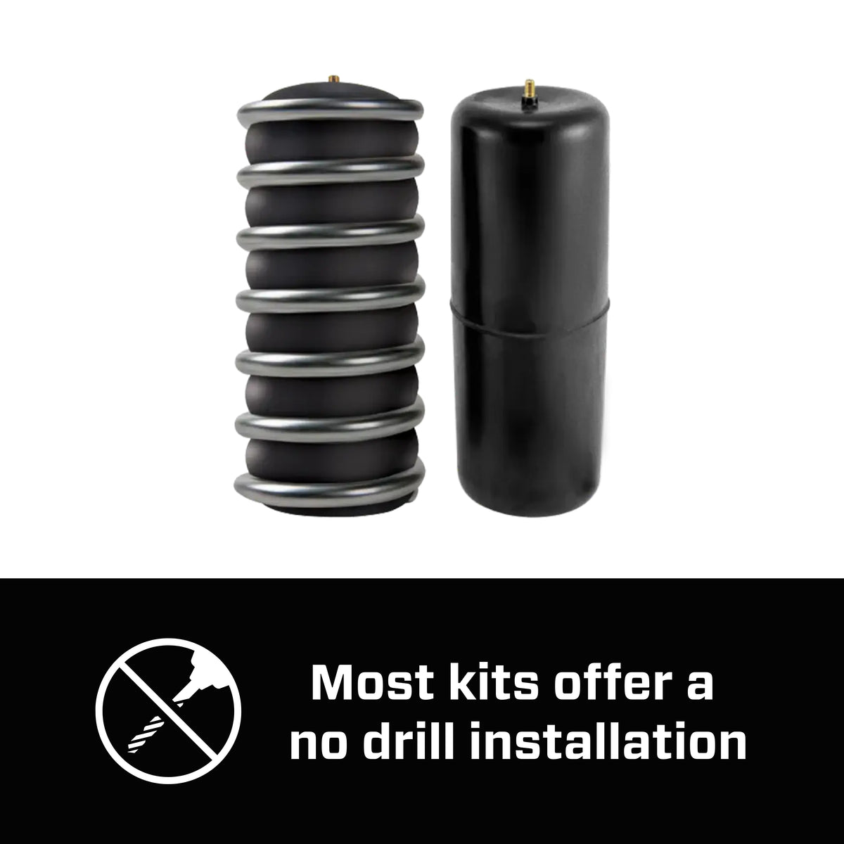 Air Lift 1000HD Rear Air Spring Kit for 09-18 Dodge Ram 1500 - 60818HD